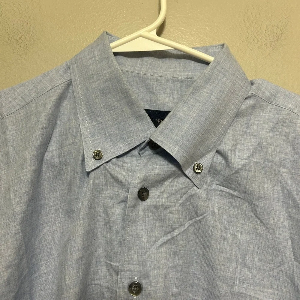 Scott Barber Men's Button Down Shirt XL Blue Orange Check Plaid Bundle 4 Pack